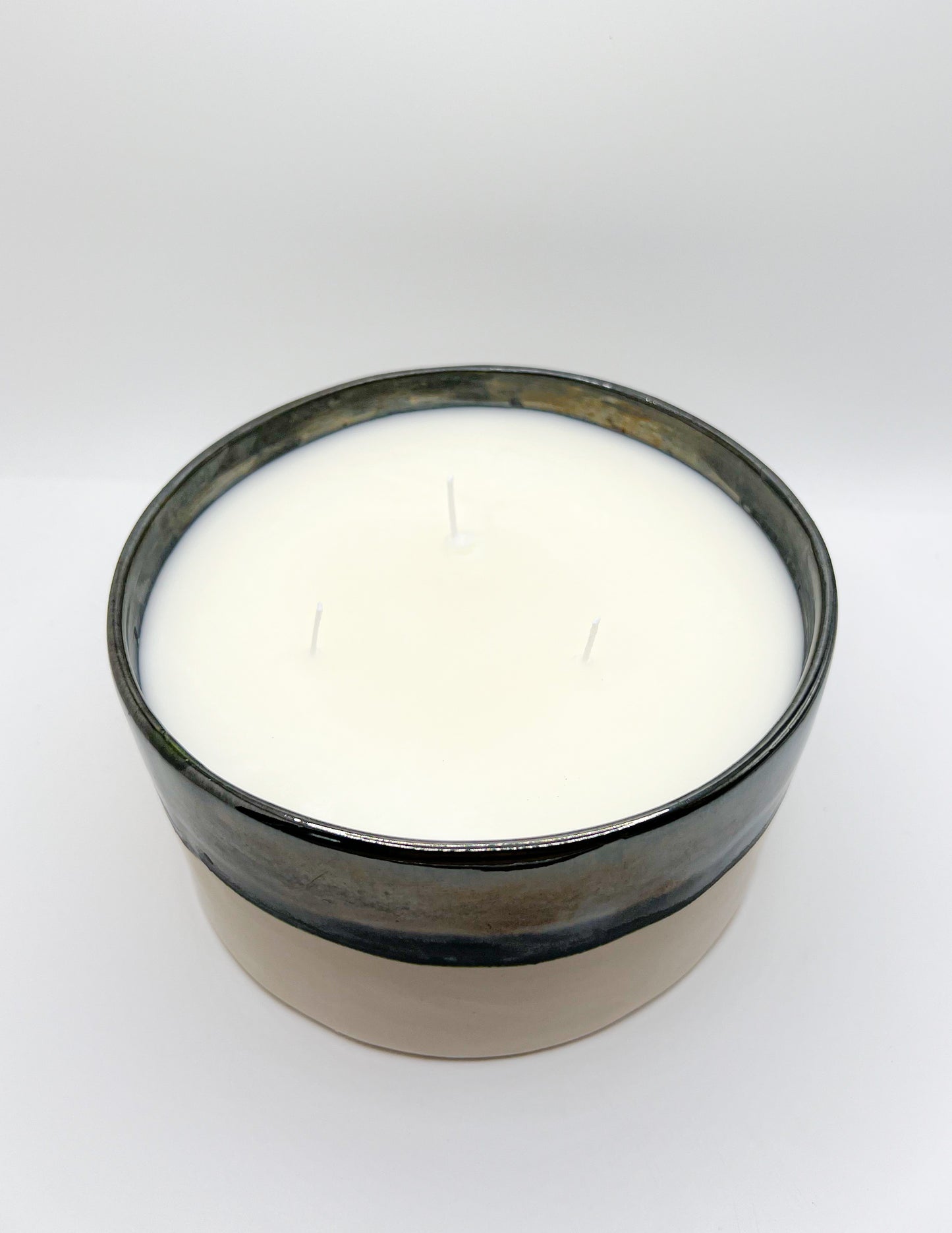 matte and metallic candle