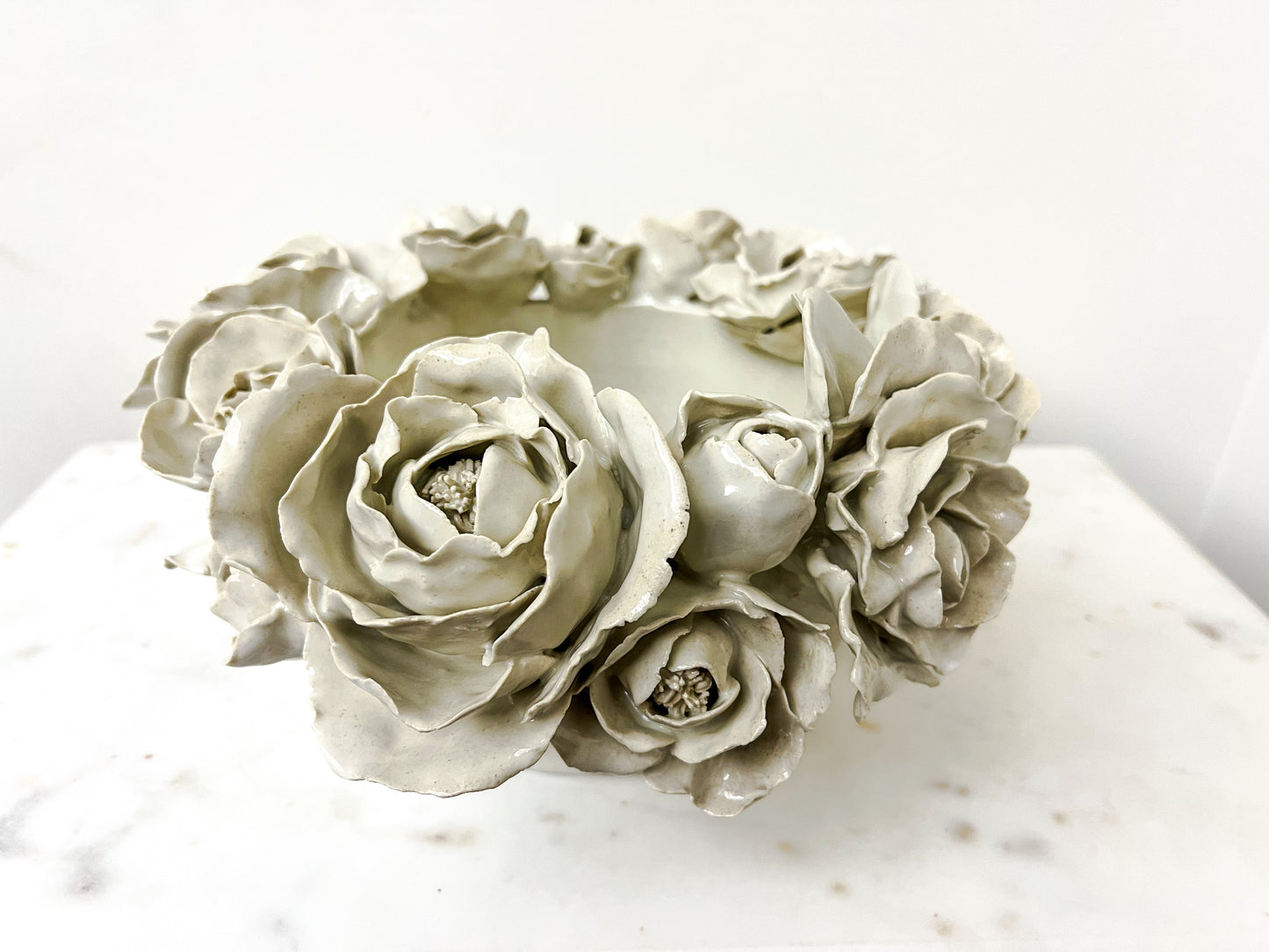 Sculptural Peony Bowl