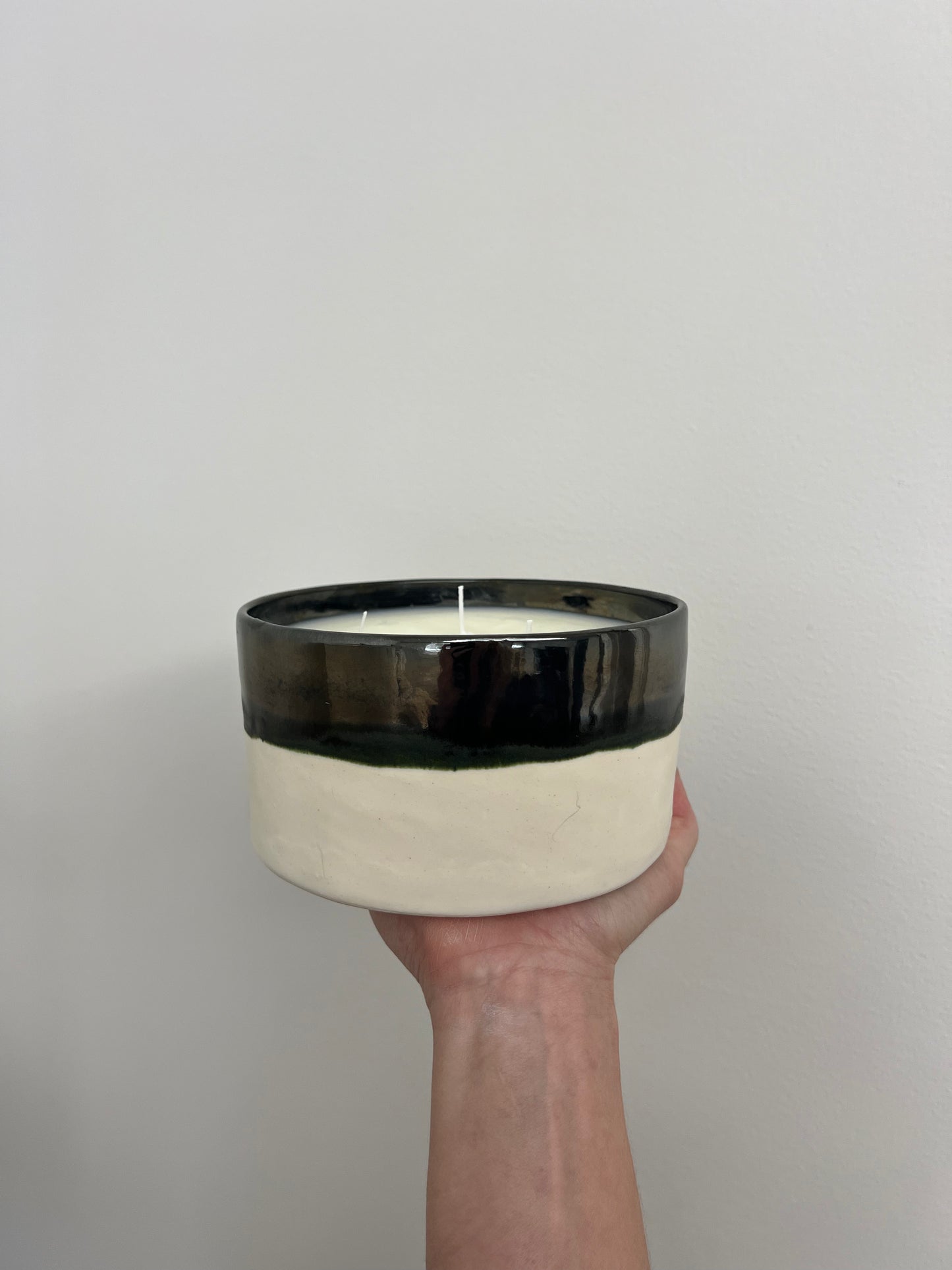 matte and metallic candle