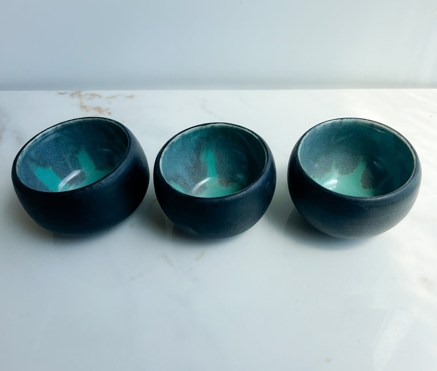 set of 3 tea cups