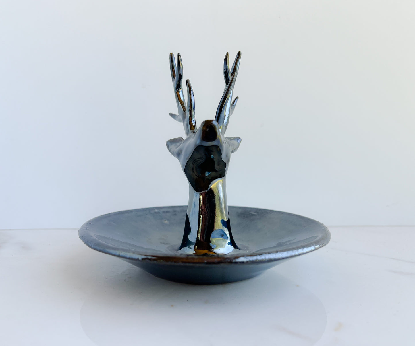 reindeer jewelry dish