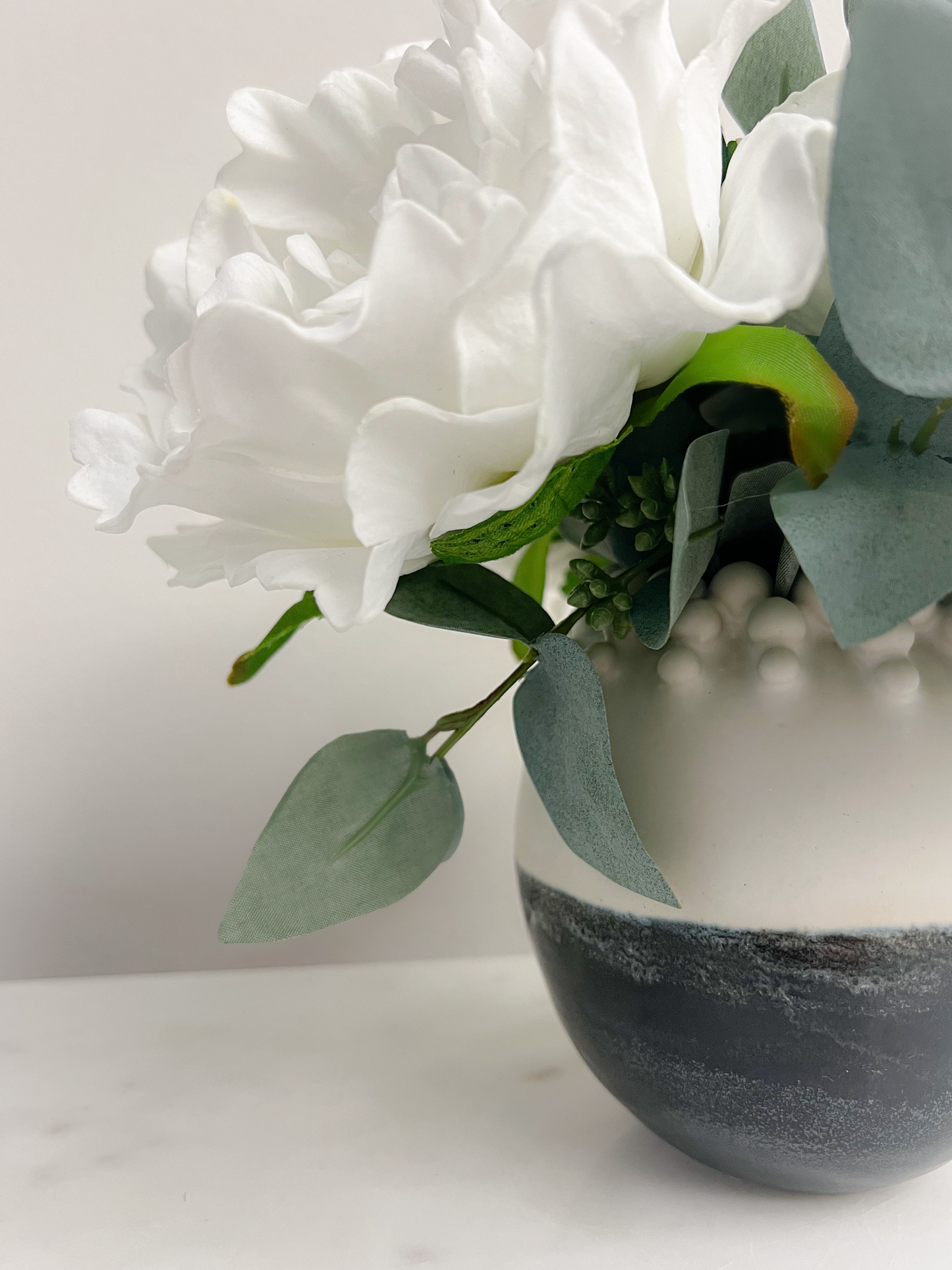 pearl drop vase