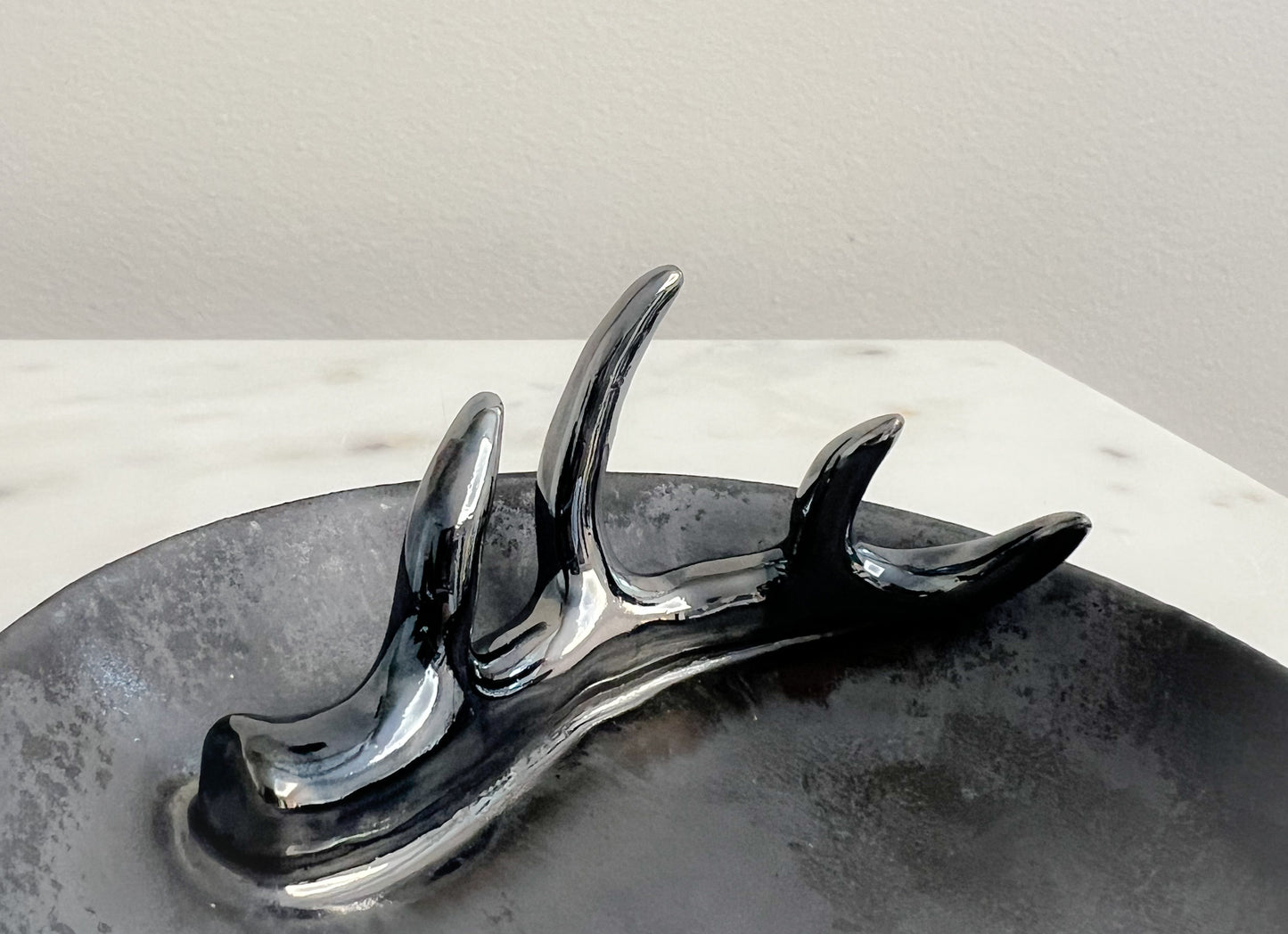 small antler trinket dish