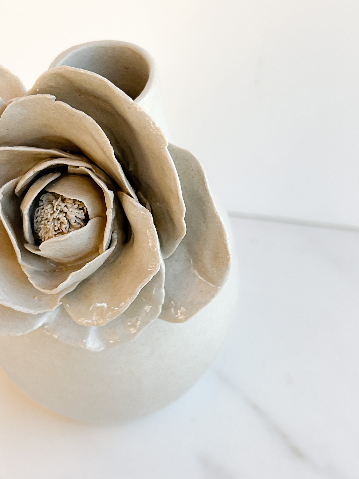 Peony bud vase