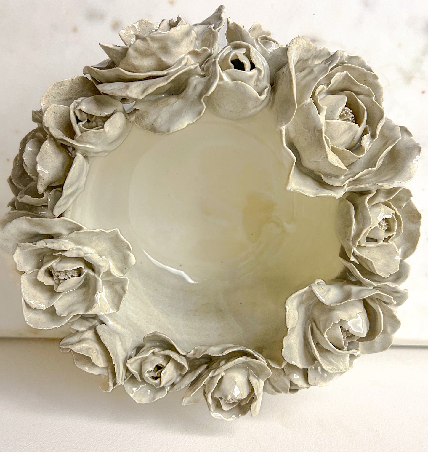 Sculptural Peony Bowl